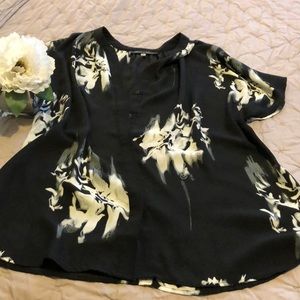 Beautiful black and white blouse